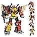 CZWNB Giocattolo Transformers Preferito dai Ragazzi， Ko 5in1 New Destroyer Destroyer Trasforming Toy Robot Bambola Mobile Bambola Giocattolo per Bambini,Giocattolo Modello Robot di Deformazione