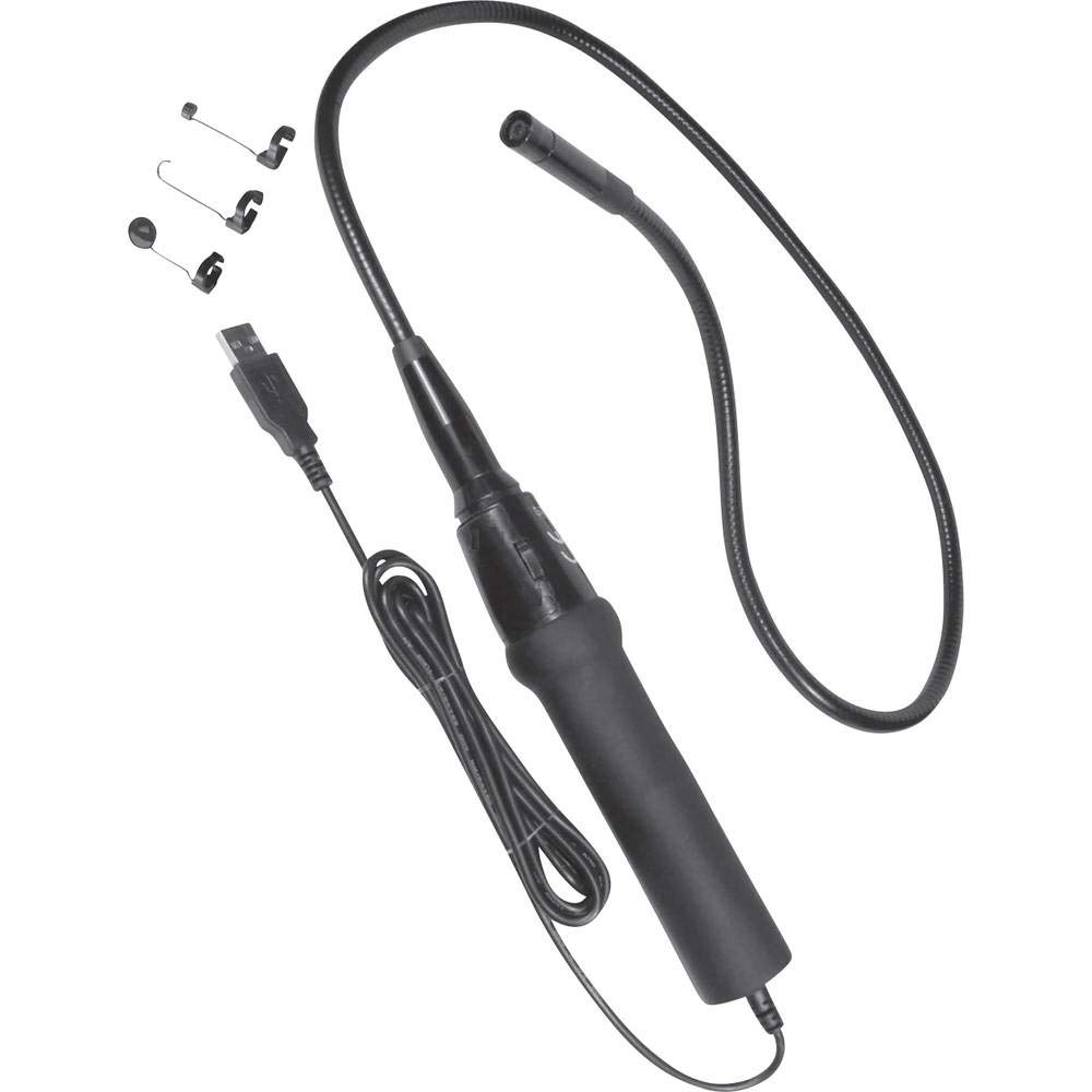 Endoscope USB VOLTCRAFT BS-18HD/USB Ø de la sonde: 8 mm Longueur de sonde: 88 cm Mise au Point, éclairage LED