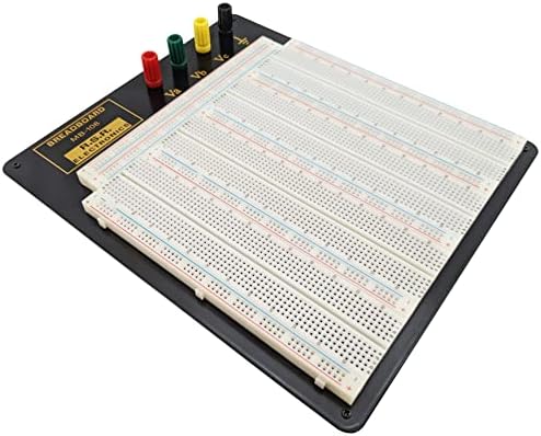 Premium Solderless Breadboard with Aluminum Backing - 10.2" x 9.4", 3220 Tie Points, 4 Binding Posts - Science Purchase image 5
