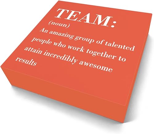 Miniatura 20 de HTBIG Letrero inspirador para decoración de oficina, decoración de escritorio, caja de madera rústica, negra, bloque de madera, placa para hogar