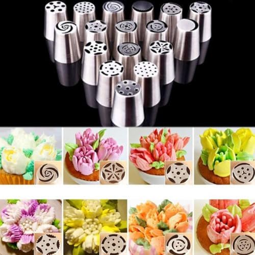 Cake Piping Tips 1pcs Pastry Nozzle Stainless Steel Sharp Beak Pattern Cream Piping Nozzle Fudge Cake Decorating Tools Cake Icing Nozzle Portable