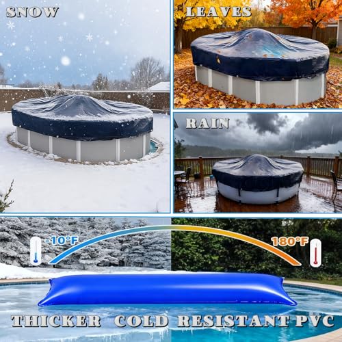Cojín de aire para cubierta de piscina 4×15 ft resistente al frío miniatura 3