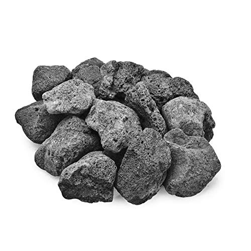 Skyflame 10LB Natural Lava Rocks for Fire Pits, Fire Tables, Fireplaces, Garden Landscaping...