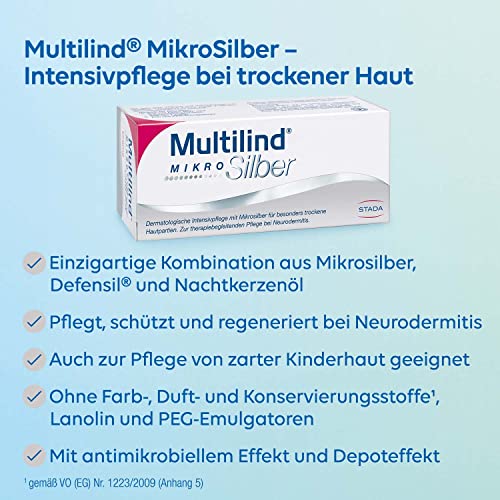 Nachtkerzenöl-Creme Multilind MikroSilber für trockene Haut