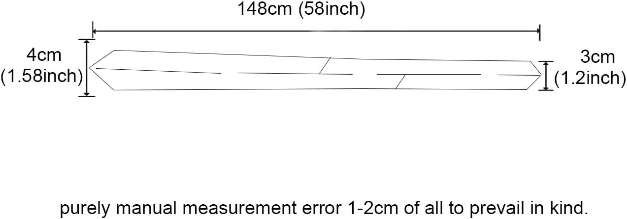 GUSLESON Fashion 1.58"(4cm) Solid Color Skinny Tie Slim Necktie For Men 2PCS Set - Image 4