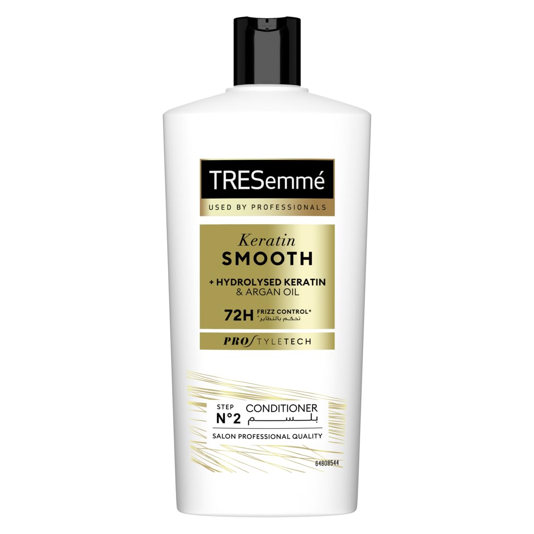 TRESEMME Keratin Smooth & Straight Conditioner, with Argan oil, enjoy up to 72 hours of frizz control, 600ml