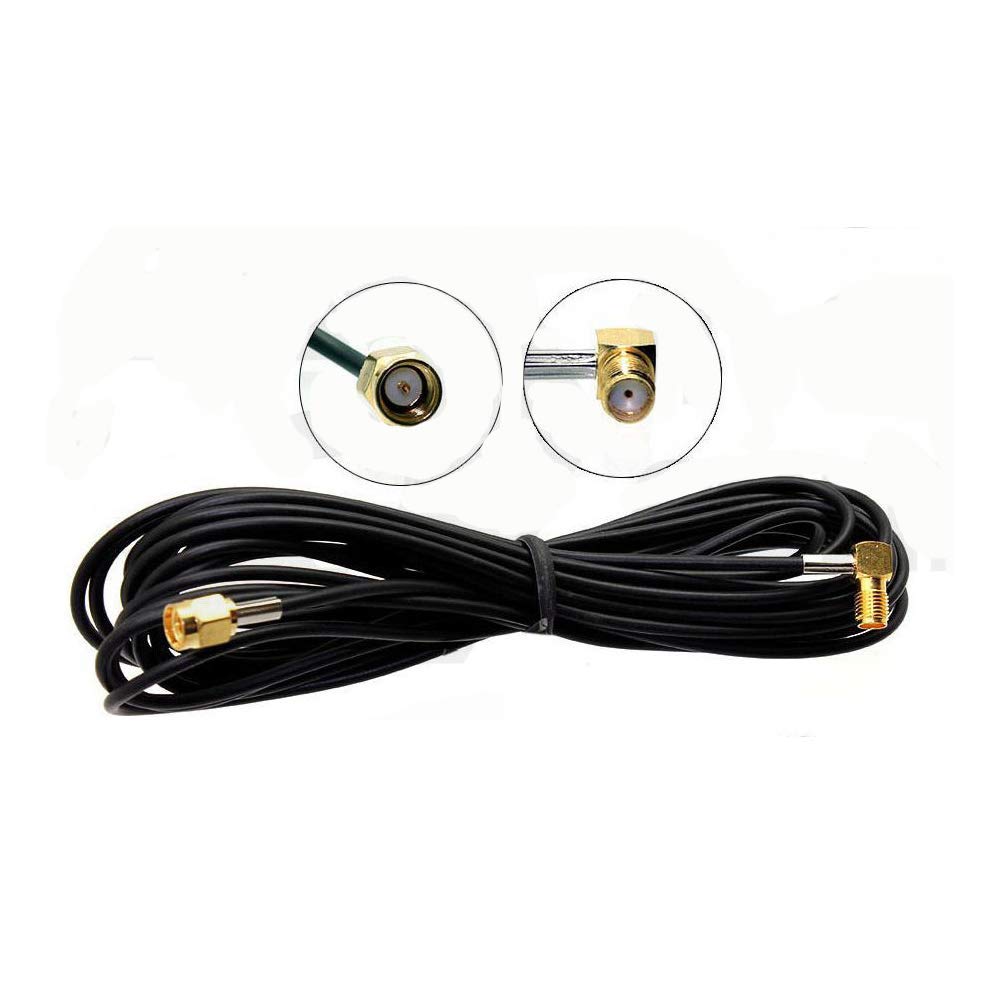 Antenne de toit pour voiture Dab antenne Voiture Adaptateur Toit Universel amplificateur rehausseur récepteur de Signal Radio avec câble d'extension Noir