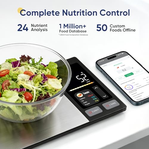 Save $10 on Smart Food Scale with Nutritional Calculator & App