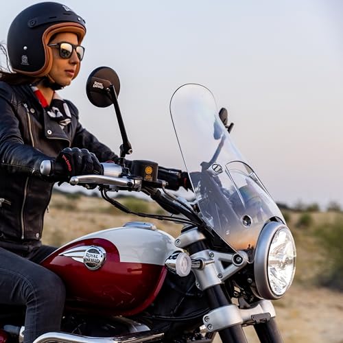Image of Royal Enfield KXA00224 Touring Screen-in /EU for Super Meteor 650
