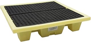 4 Drum Poly Spill Pallet - Slim-Line 6000, 66 Gallon Spill Capacity, 6000 lbs Load Capacity, 54