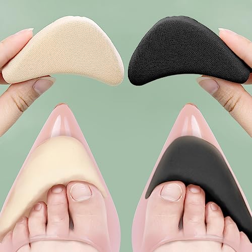 2 pares de plantillas suaves de esponja para antepié para mujer miniatura 2