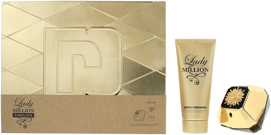 paco rabanne lady million fabulous woda perfumowana 80 ml   zestaw  