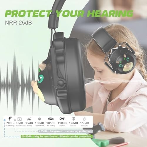 Kids Noise Cancelling Earmuffs, Dinosaur Hearing Protection for Ages 1-12 — 사진 3
