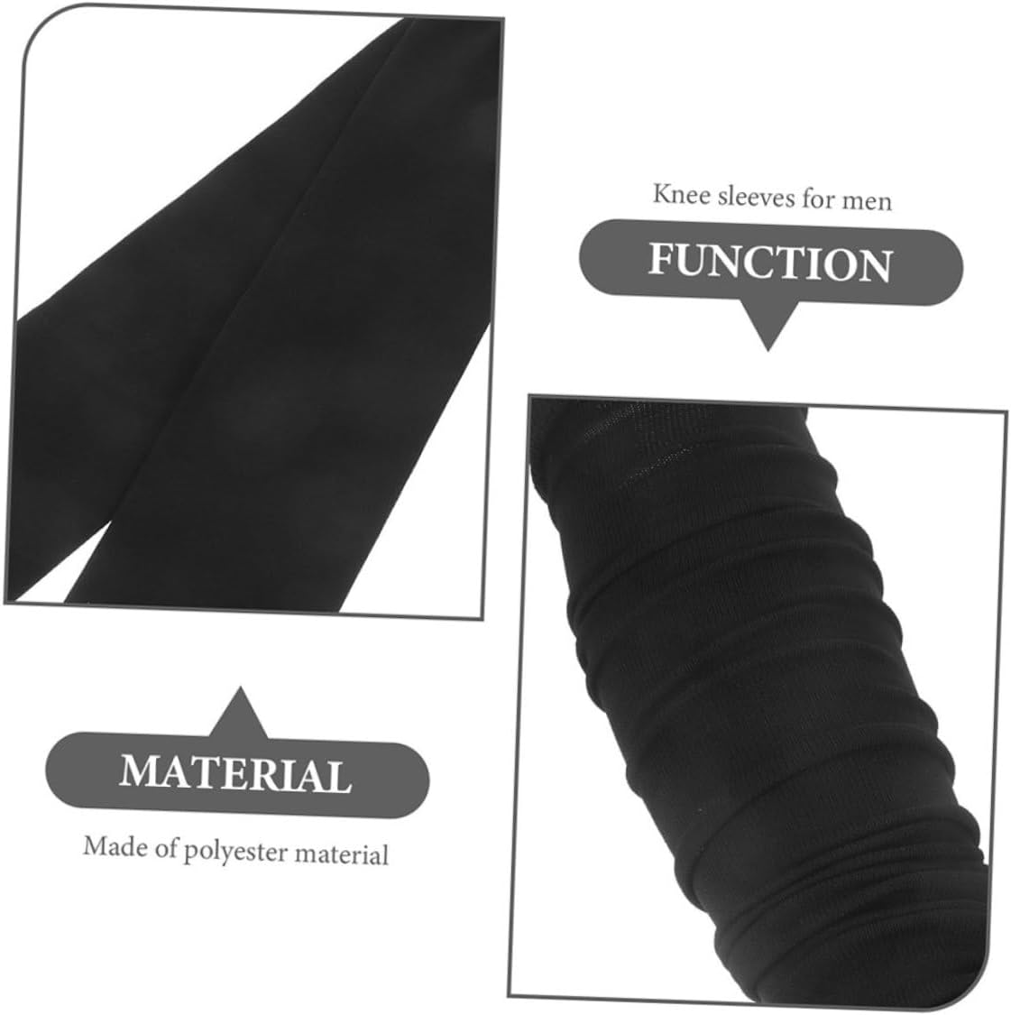 2pcs Men’s Compression Calf Sleeves Black S Youth Football Leg Sleeves for Running Sports Support