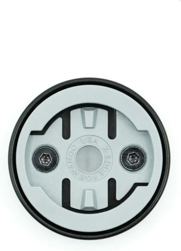 Suporte de Computador de Bicicleta Gravity Top Cap K-Edge para Wahoo Preto