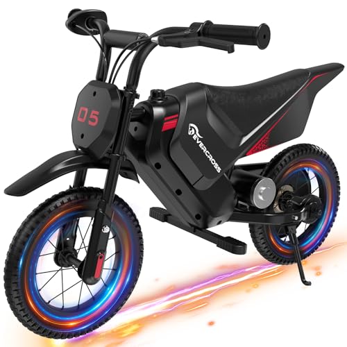 EVERCROSS Elektromotorrad Kinder, Elektro Motocross mit 8/16 KMH Geschwindigkeitsmodus, 150W Motor, Moto Cross mit 10 KM Langstrecken, 12\'\' Elektro Motorrad für Kinder von 3-12 Jahren EVERCROSS Elektromotorrad Kinder, Elektro Motocross mit 8/16 KMH Geschwindigkeitsmodus, 150W Motor, Moto Cross mit 10 KM Langstrecken, 12\'\' Elektro Motorrad für Kinder von 3-12 Jahren