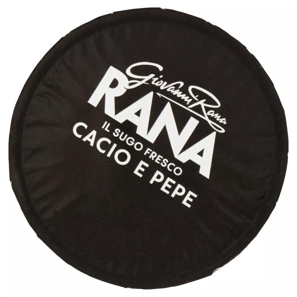 Giovanni Rana Sugo Fresco Cacio e Pepe, salsa de queso crema y salsa de pimienta, salsa pesto 150 g + llavero Beni Culinari gratuito