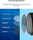 Tobfit [4 Pack] Screen Protector for Garmin Forerunner 255 with Silicone Anti-dust Plugs, HD 9H Tempered Glass Screen Protector Cover Anti-Scratch Bubble-Free - Image 4