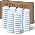 60 Count Toilet Wand Cleaner Refills for Clorox, 5X Cleaning Power Disposable Prefilled Toilet Cleaning Scrubbers, No Falling Apart, Fresh Fragrance