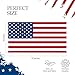 Rogue River Tactical 12x6 Large American USA Flag Car Truck Window Decal Sticker Patriotic Auto Bumper Sticker Vinyl for Car Truck RV SUV Boat Support US Military