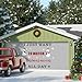 Garage Door Banner 6.9x8ft,Winter Snowman on Gray Garage Door Cover Porch Large Backdrop Banners Wall Decorations for Indoor Outdoor Holiday Party,I Want Watch Christmas Movies All Day