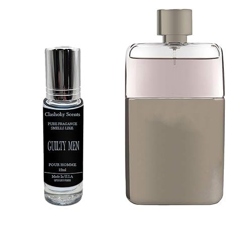 Miniatura 3 de Aceites de perfume de fragancia Guilty Men Colonia Roll On Body Oil para hombres (0.4 fl oz) (paquete de 1)