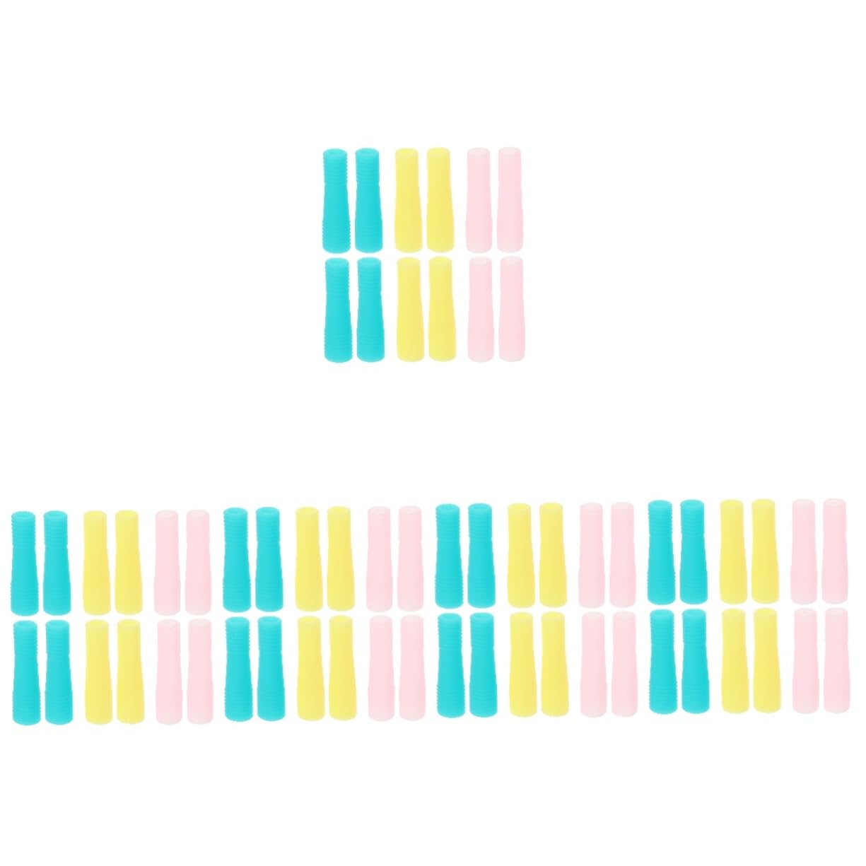 SOESFOUFU 5sets Nail Cutter Sleeve Cuticle Cover Scissors Handle Sleeve Professional Manicure Scissors Caps 12pcs*5