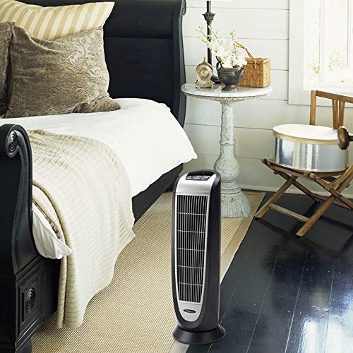 Lasko 5160 Portable Electric 1500 Watt Room Oscillating Ceramic Tower Space Heater W/Remote, Adjustable Thermostat, Digital Controls, & Timer, 3 Pack #TOP6
