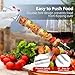 Schaschlikspieße Edelstahl, 33CM (6 Stück) – Zweizinkige BBQ Edelstahl-Flachspieße Schaschlikspieße, Extra Breit: 5 mm und Extra Stark 2 mm Dicke, Kebab Spieße, Grill Zubehör