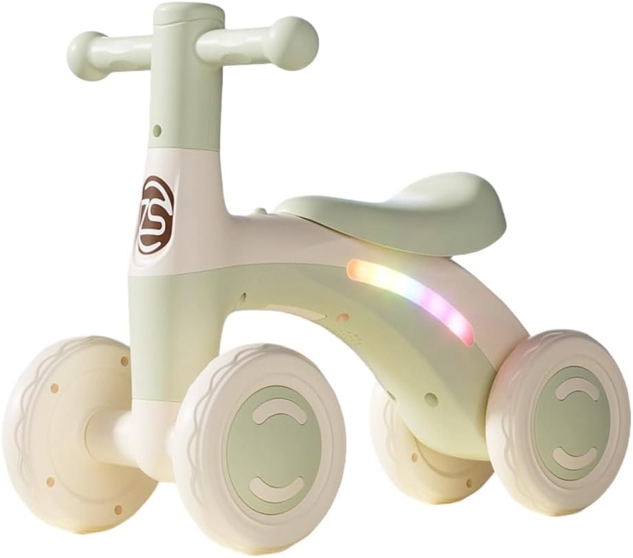Kids Scooter Balance Car 1-3 Years Old Baby Scooter Kids Baby Four Wheel Walker Boy Girl Toy Green