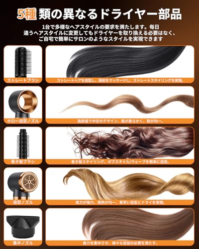 LUMBO カールドライヤー 折り畳み式 5合1モデル