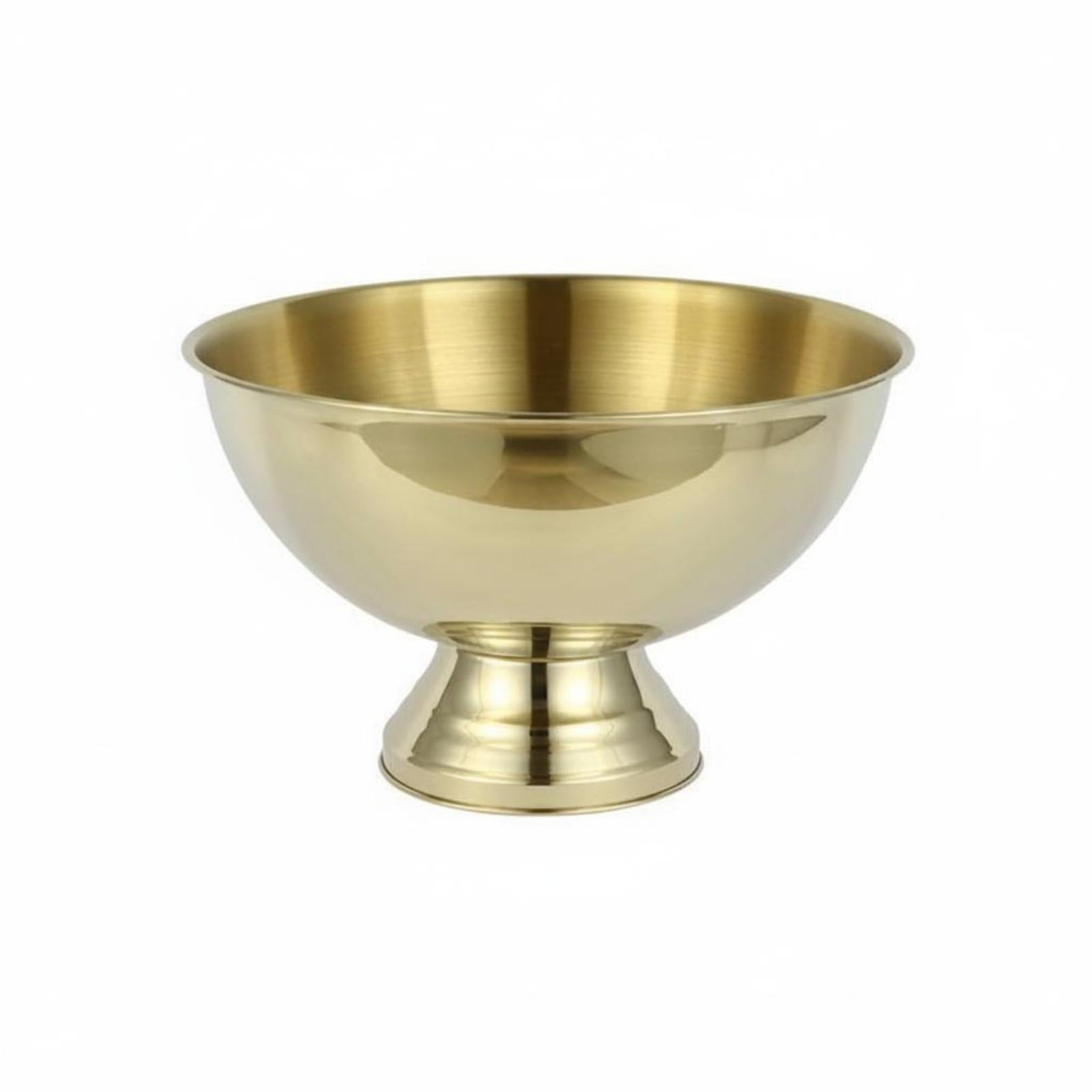 Coppa Champagne Vaso Bicchiere Contenitore Costruito in Acciaio Inox 304 con Ampio Spazio per Bottiglie E Ghiaccio Adatto a Bar Ristorante Eventi Speciali, Oro