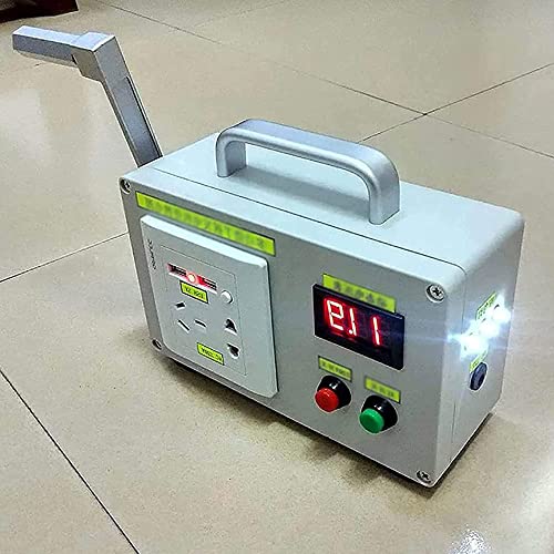 Generador manual de manivela multifuncional, cargador de alta potencia 220 V miniatura 2