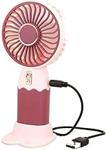 Mini Handheld Fan (Upto 6 Hours Running) Rechargeable 2000 Mah Battery Operated Portable Fan, Desk Fan, Carry It Anywhere (LIGHT PINK)