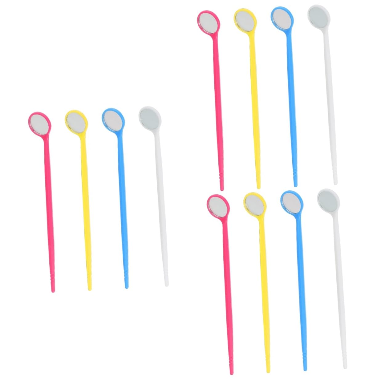Amosfun 3 Set Kit Di Specchietti Orali Per Denti Strumento A Forma Di Dentista Riflettore Intraorale Per Adulti Con Specchietti Monouso Morbidi Specchietti Per Visita Orale 20 pezzi*3