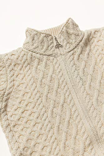 Aran Crafts Women's Merino Wool Long Cardigan #TOP23
