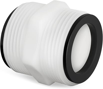 1.5 To 1.5 Pool hose Adapter, 1 1/2 Pool Hose Connector with 2 Gaskets