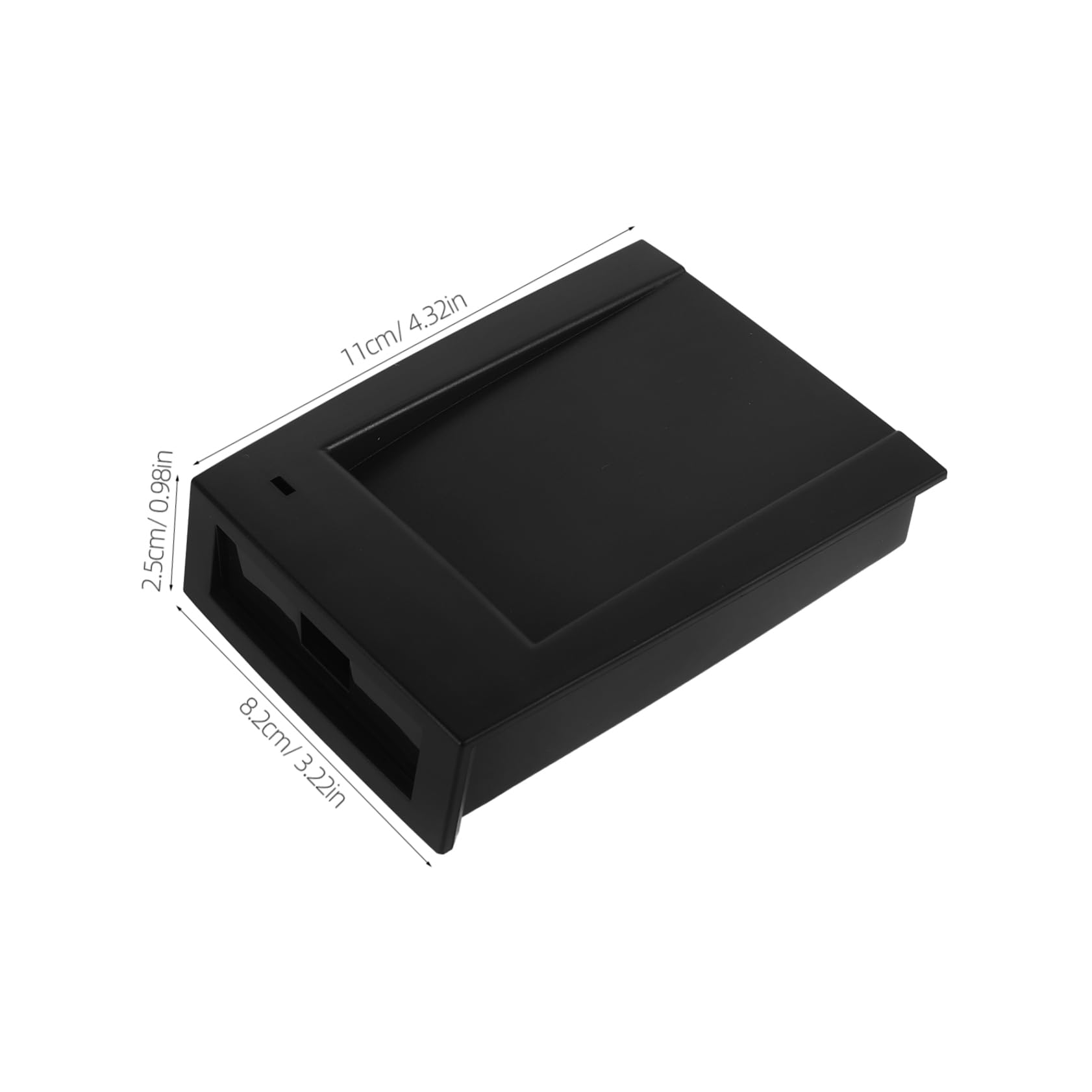 Coque De Protection étanche Pour Lecteur De Cartes - Plastique Dur - Dimensions 11x8,2x2,5 Cm - Noir - Pour Bornes D'accès, Petites Entreprises