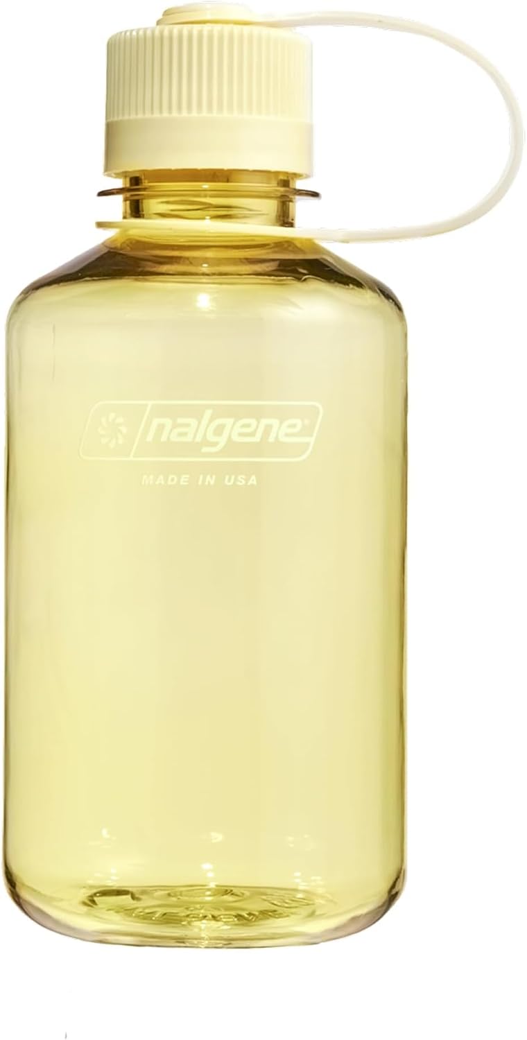 Nalgene 16 oz Narrow Mouth Water Bottle, Amethyst | Slim Cup Holder Size, BPA-Free, Durable & Lightweight, Leak Sproof, Dishwasher Safe, Small Bottle for Gym, Hiking & Travel