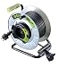 Produktbild Masterplug Pro-XT Kabeltrommel Metal 40 + 3m, IP44 Wasserfeste Verlängerungskabel für Außenbereich, Wickelkurbel, Thermoschutz und Netzschalter, Gummikabel