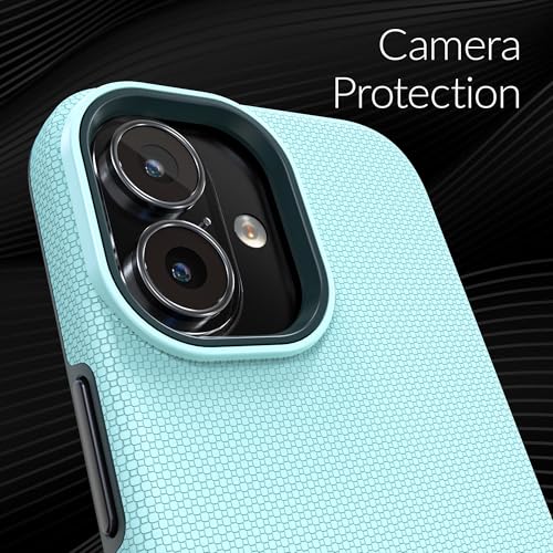 Image of Crave Dual Guard Compatible with iPhone 16 Case, Compatible with MagSafe Shockproof Protection Dual Layer Case for Apple iPhone 16 (6.1 inch) - Aqua