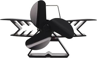Heat Powered Stove Fan MIS901, 3 Fireplace Fan, Thermoelectric Wood Stove Fan with Aluminum Alloy Plane, Quiet for Improved Air Circulation in Wood Burning Stove