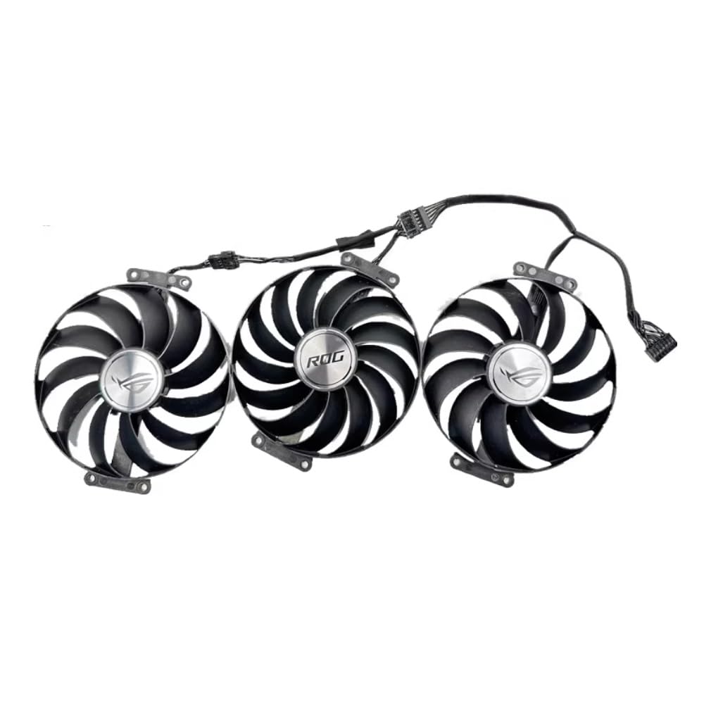 Full Set 95mm 7PIN PWM GPU Replacement Cooler Cooling Fan T129215BU for ASUS ROG Strix RTX 3060Ti 3070 3070Ti 3080 3080Ti 3090 3090Ti Graphic Card