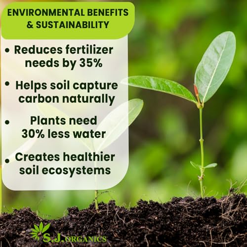 Image of SJ Organics 98% Humic Acid for Plants (5 KG)| Plant Fertilizer for Potted Plants | Growth Enhancer, Soil Conditioner, Improves Plant Root System|