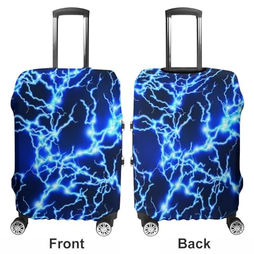 Blue Lightning Luggage Cover Travel Suitcase Cover Luggage Protector 22-24 Inch3