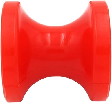 Boat Trailer Bow Stop Roller 3 Inch Polyurethane Replacement Boat Jetski Trailer Part Non Marking Red