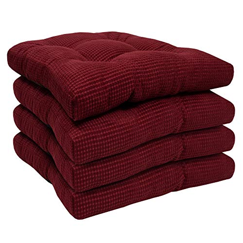 Sweet Home Collection Crushed Memory Foam Chair Cushions #TOP12