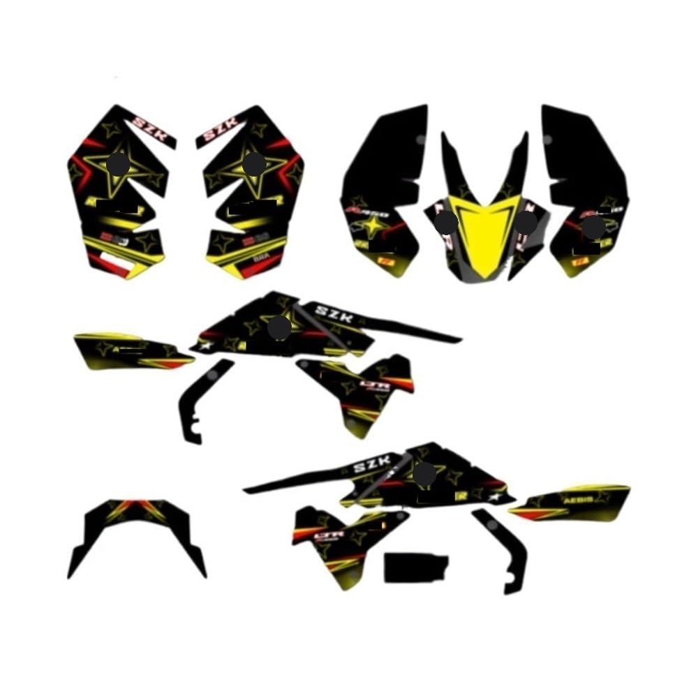 Kit d'autocollants pour LTR450 idéal pour le tout-terrain et sorties cross