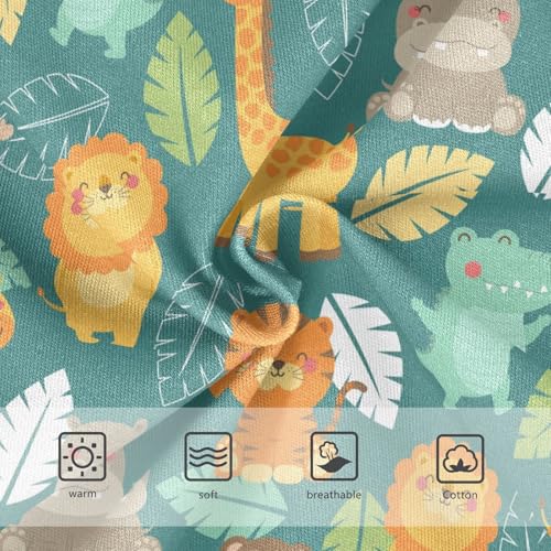 Little Girl Underwear Toddler Panties Kids Undies Giraffe Lion Cartoon Animal Soft Cotton Briefs 2T-8Y3