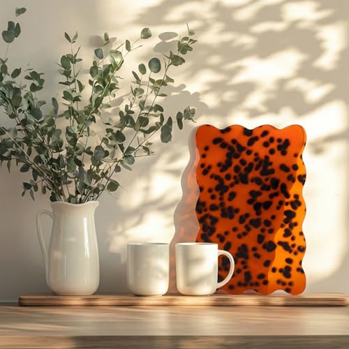 Tabla de Cortar de Acrílico con Diseño de Carey — Tabla Versátil Reversible para Quesos, Charcutería, Postres y Fotografía, 32 x 22 cm miniatura 2
